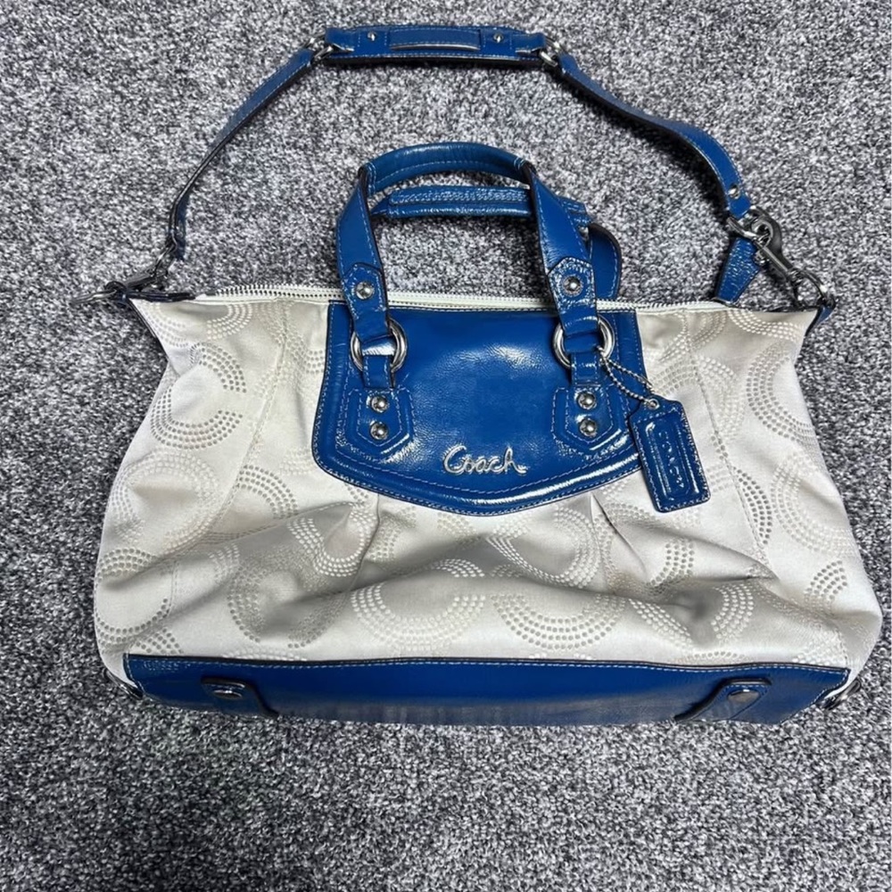 Vintage Coach Ashley Signature Dotted Purse